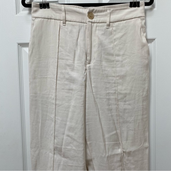 A New Day High Waisted Cream Tailored Pants - Picture 1 of 6